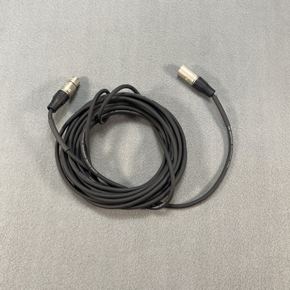 Live‎ Wire Advantage Exm25 (25FT) Straight XLR Female-Male Microphone Cable